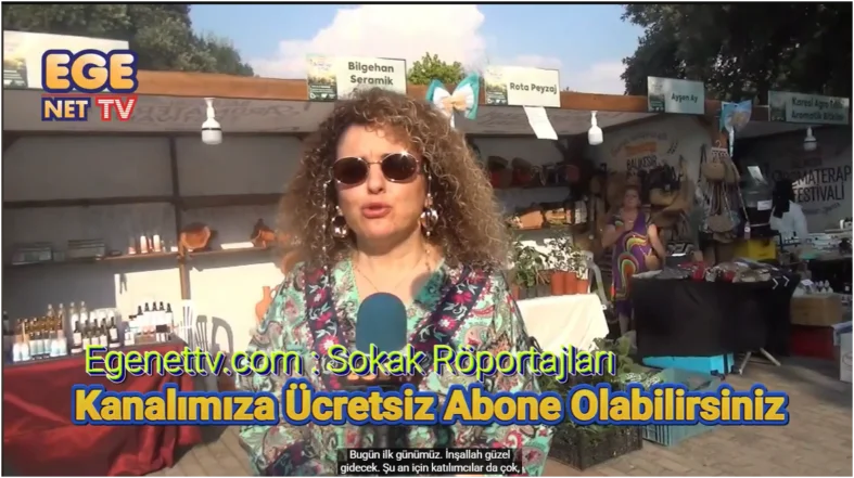 7. Uluslararası Ören Aromaterapi Festivalinde Röportajlar